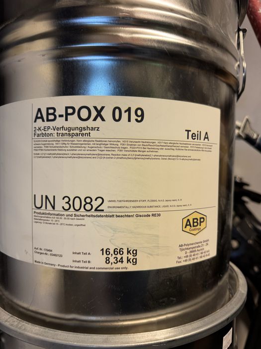 Rasina Epoxidica transparenta AB-Pox 25kg