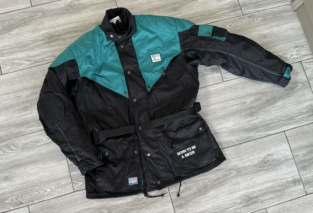 Geaca moto lime negru