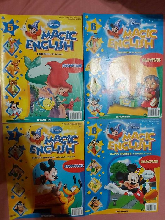 Disney Magic English pentru copii reviste DVD-uri si altele
