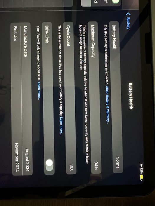 iPad Air 11” (M2, 256GB) + Apple pen – като НОВ!