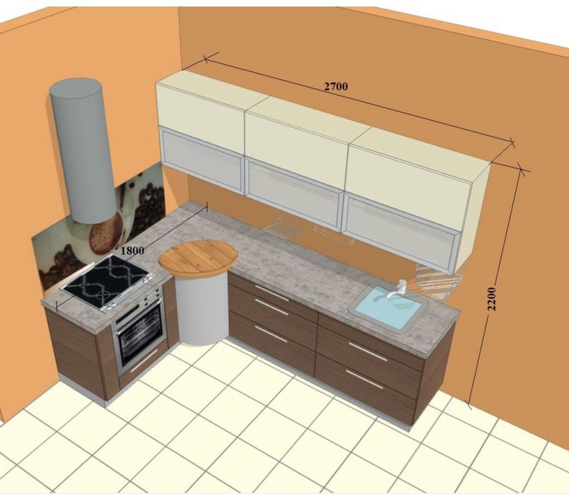 Мебедь для кухни .