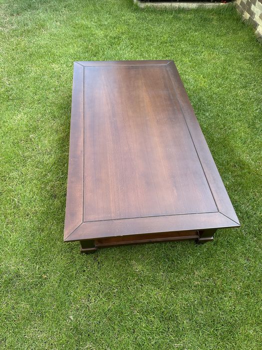 Masa living lemn masiv 130x70x30 cm