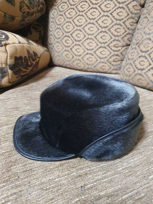 Шапка зимняя из меха нерпы