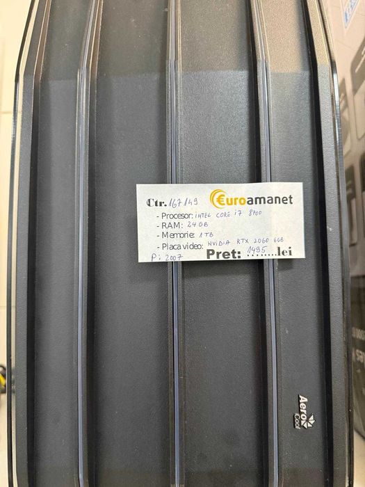 Unitate PC Gaming Custom, Intel Core i7-8700, 24GB RAM, 1TB -A-