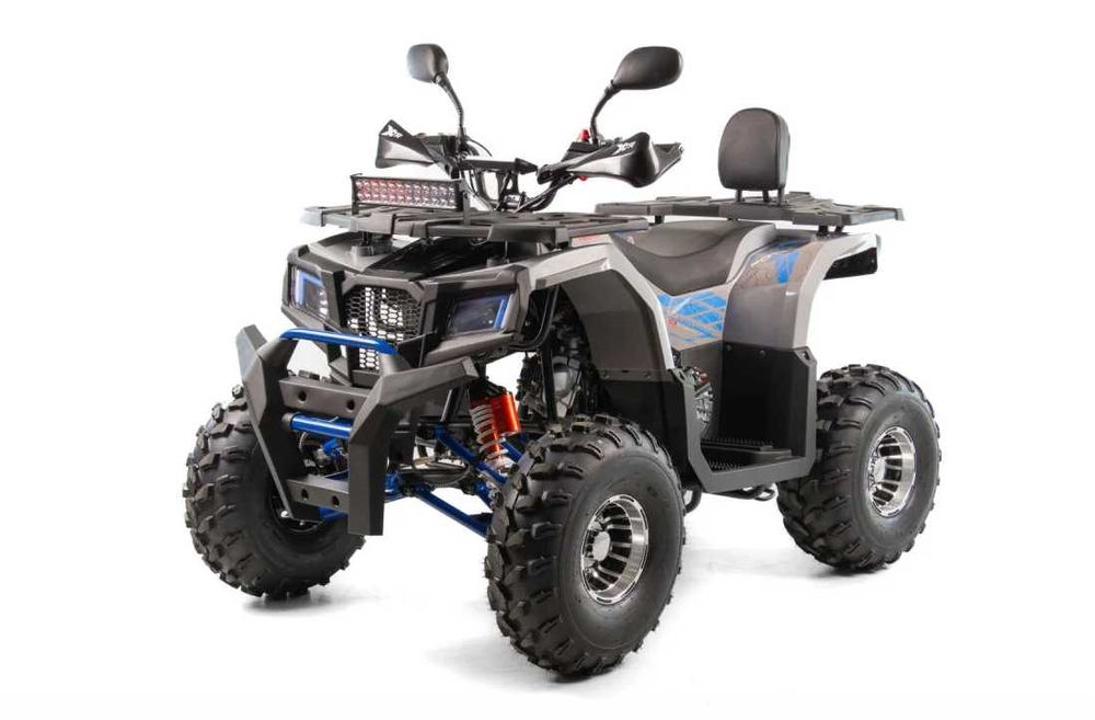 ATV XTR Pro Farmer 019, roti 8 inch, 150cc, 3+1 viteze, gri/albastru