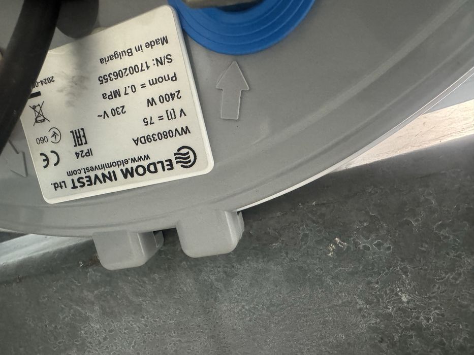 Продавам бойлер Eldom 80 л.