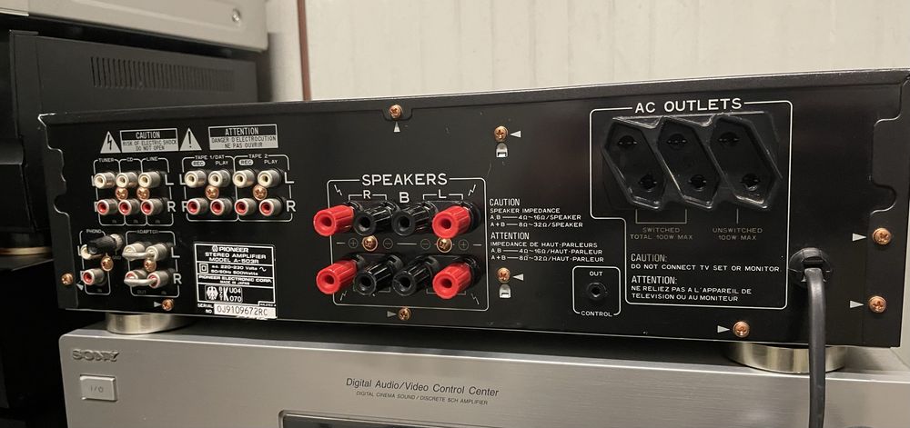 Pioneer A-503R.  Качествен стерео Hi-Fi усилвател с отличен звук