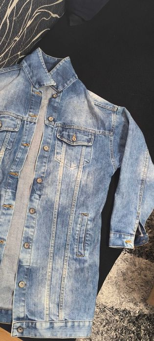 Дънково яке удължен модел