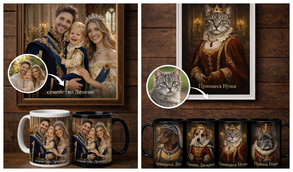 КАРИКАТУРА или СНИМКА върху ЧАША или  Рамка бърза изработка