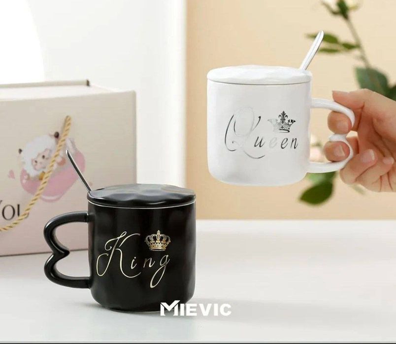 Парные набор кружек для чая и кофе, по 400 мл