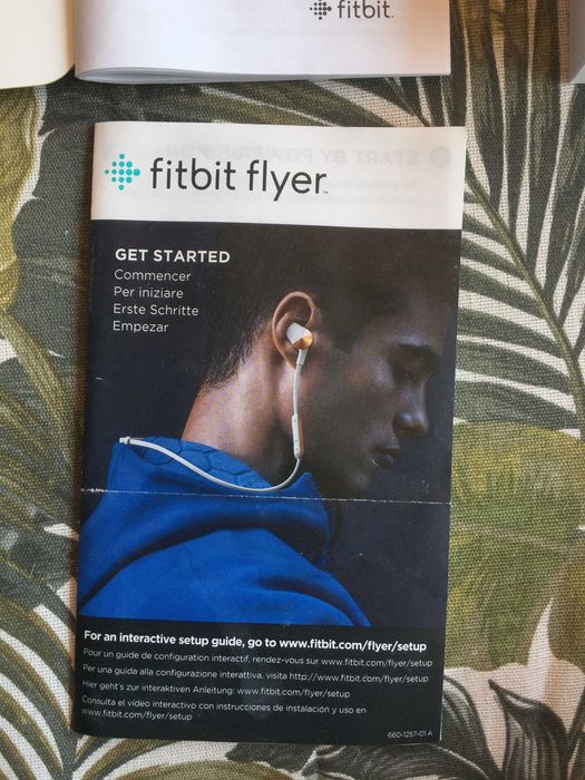 Fitbit Flyer Wireless Fitness Headphones (Nightfall Blue)