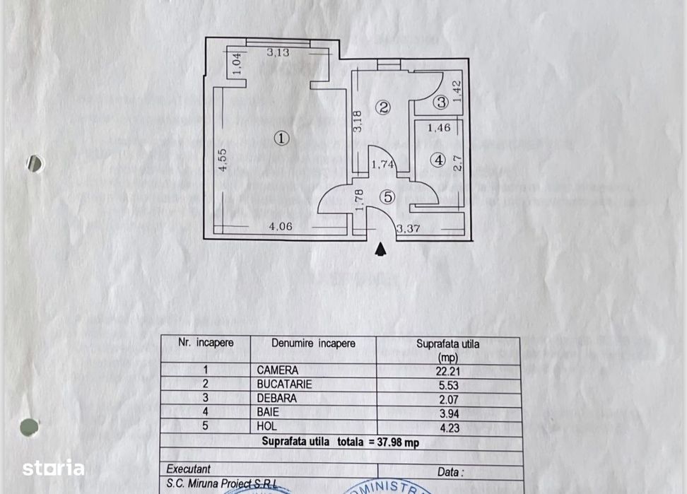 STUDIO cu boxă |mutare imediată - PRIMO