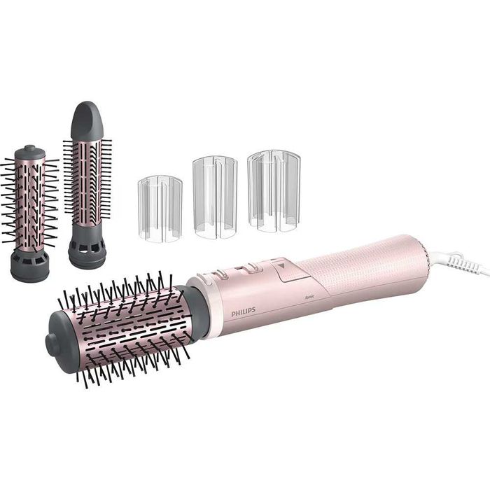 Perie rotativa PHILIPS BHA735/00, 1000W, 3 trepte, 2 viteze, roz
