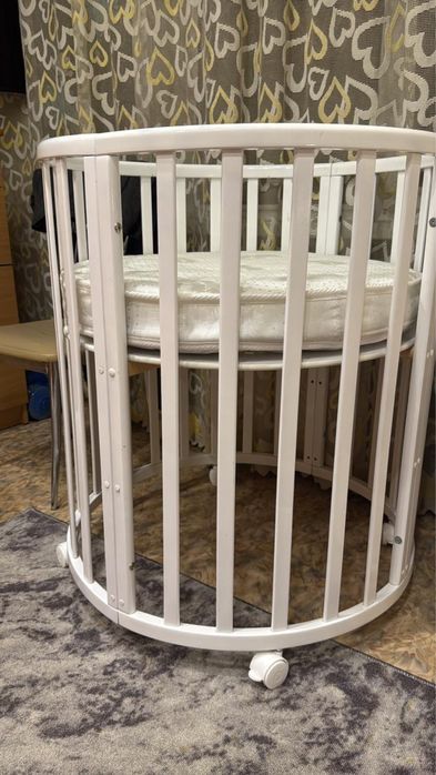 Кроватка круг-овал