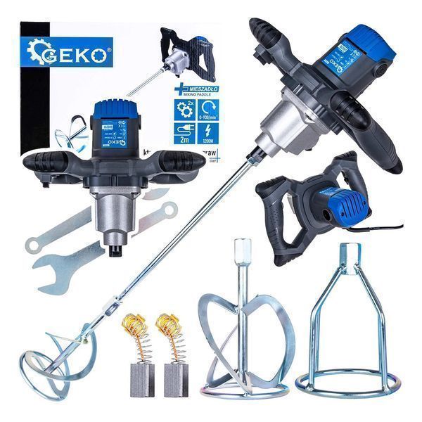 Електрически миксер 1200w 2 скорости m14 за бои и хоросани - geko