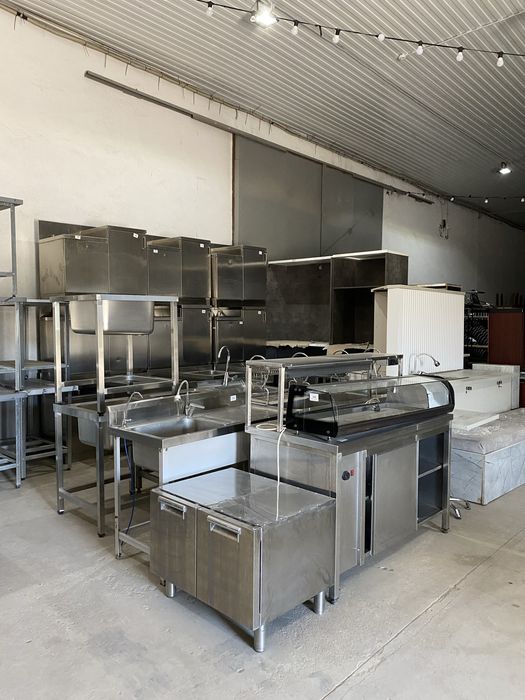 Фритюрница, линия раздачи,  плиты Астана