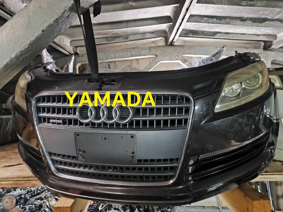 Audi Q7 ноускат морда в сборе ( бампер в сборе )