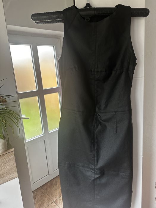 Rochie din piele ecologica