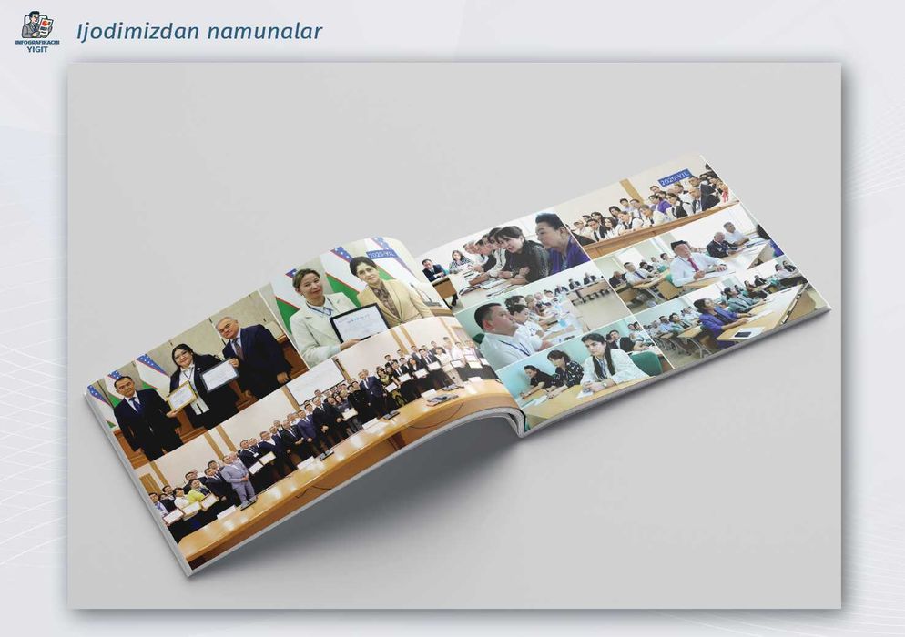 Аналитическая инфографика и профессиональный дизайн журналов и книг