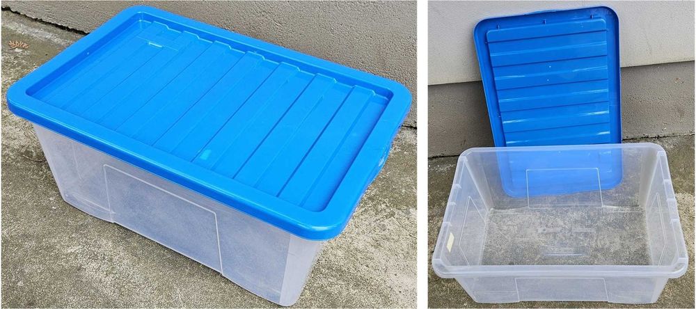 Cutie depozitare plastic, ladite culoare neagra, gri 32L 55L 60L 33L