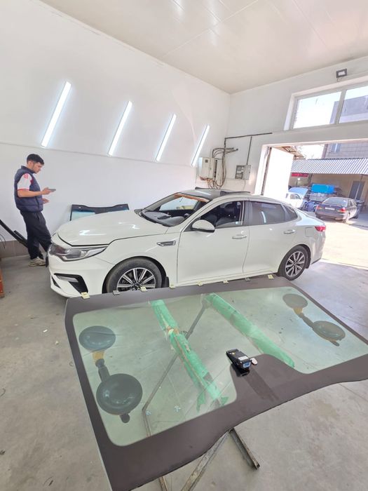 Австостекло со склада установка