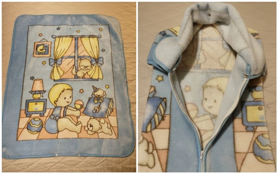 Păturică Multifuncțională 2-în-1 pentru Bebelusi – Sac de Dormit