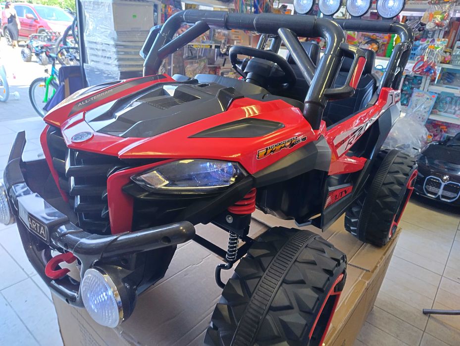 SAFARI двуместен акумулаторен джип JAKARTA 4x4 червен