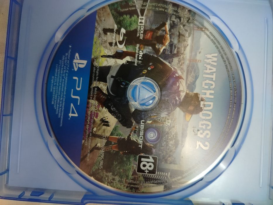 Игра на РS 4 WATCH DOGS 2