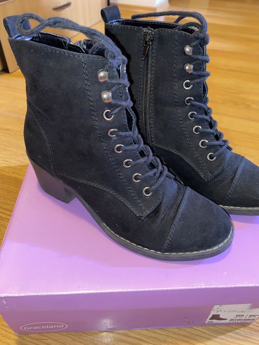 Botine cu toc mic de toamna