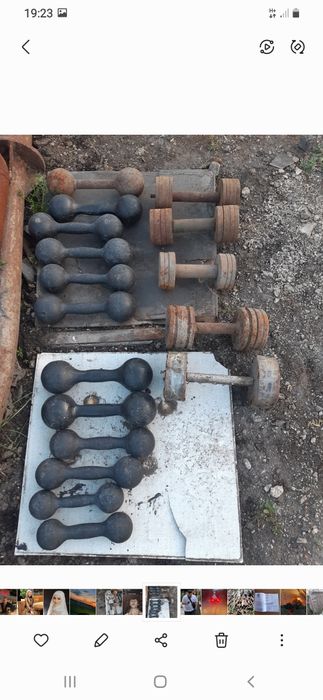 Продам  гантели  разные