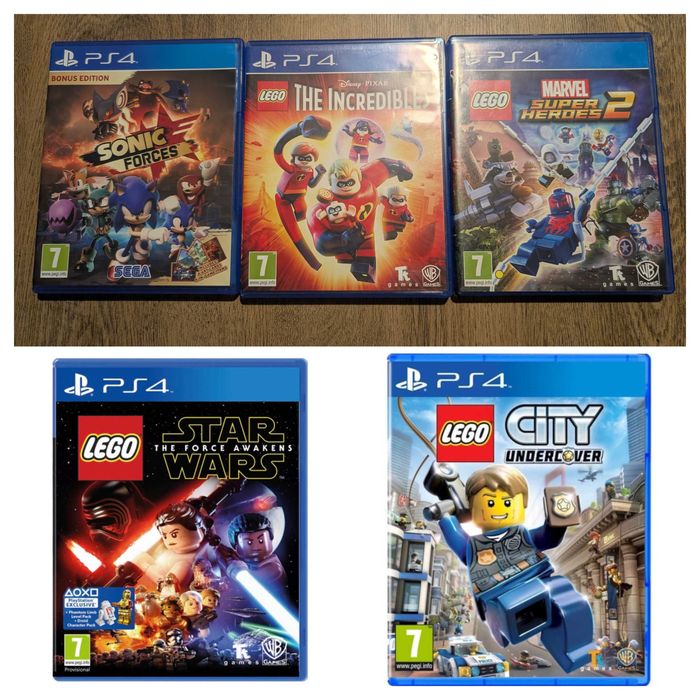 Joc PS4 Sonic Forces  Lego City/Incredibles/Super Heroes/Star Wars