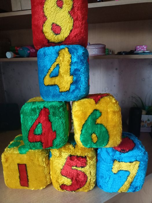 Мягкие кубики игушка