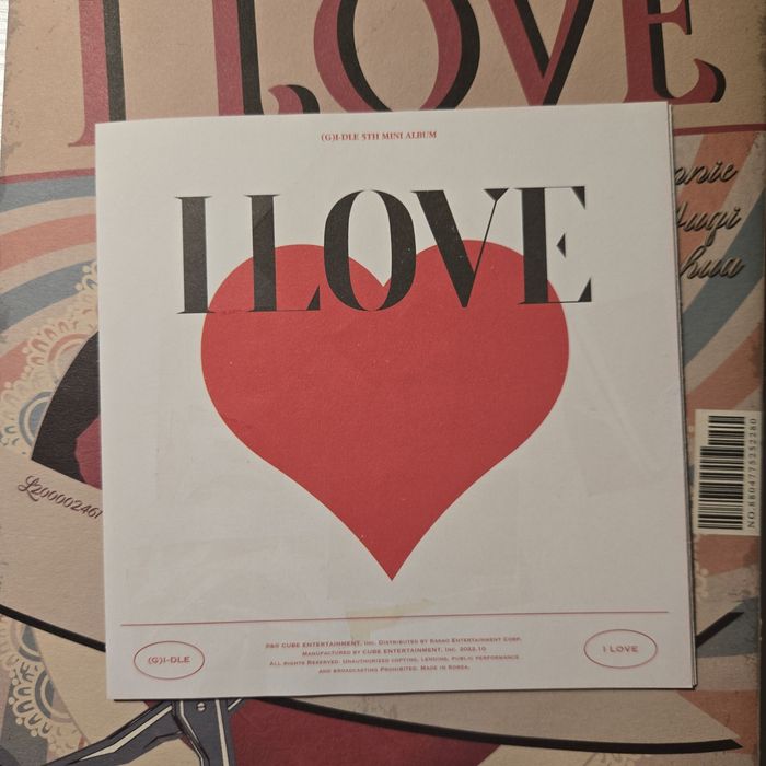 к-поп альбом i-dle I LOVE act ver.