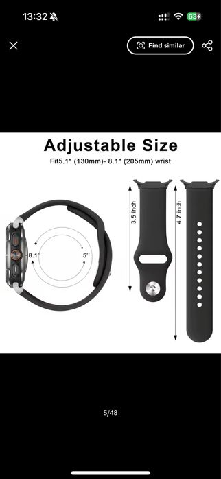 Силиконова каишка за Samsung/Huawei/Amazfit/Garmin