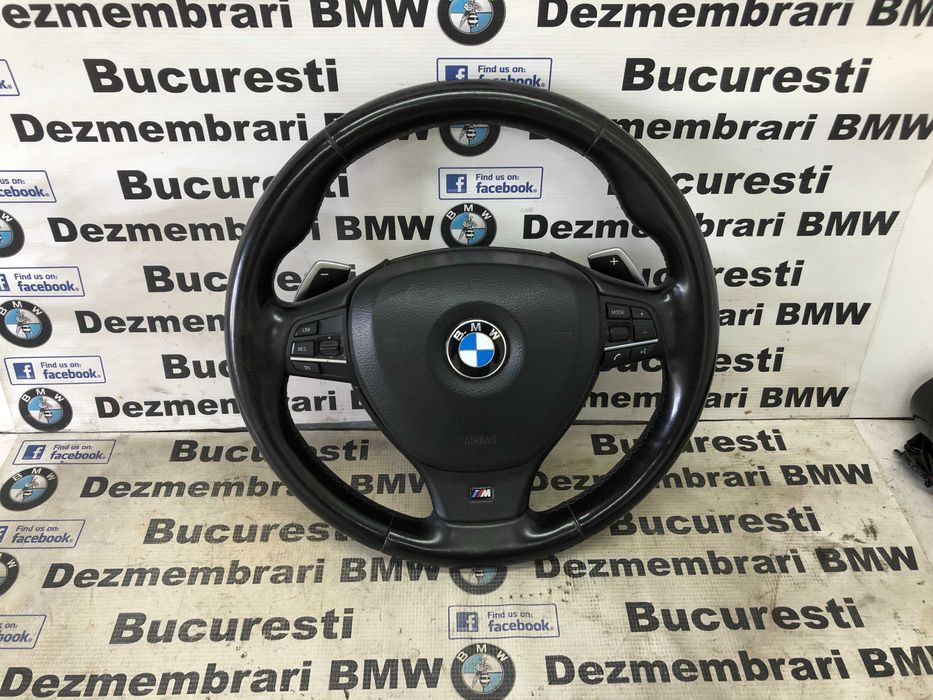 Volan pachet M sport cu airbag,padele,incalzire BMW F07,F10,F12,F01