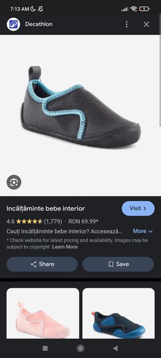 Lot incaltaminte copii Decathlon interior casa gradinita 25 26