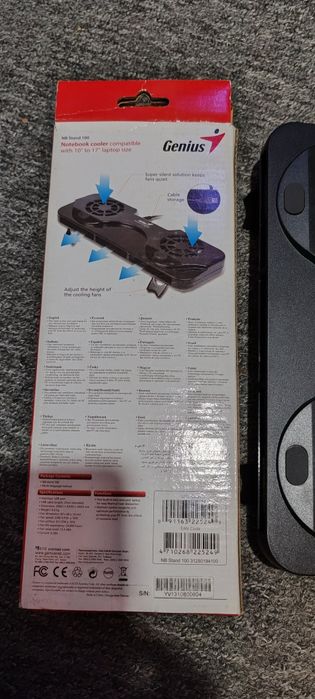 Cooler laptop stand