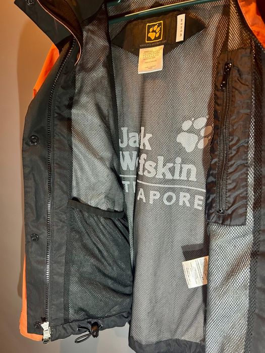 Geacă Impermeabilă Jack Wolfskin Texapore - Damă S (36/38) -Portocalie