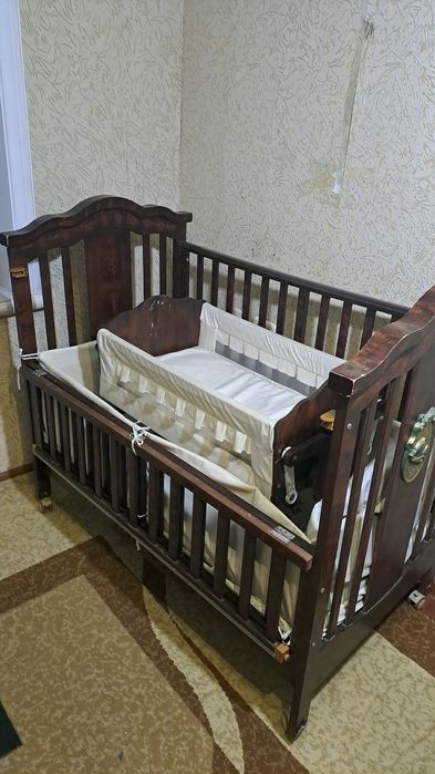 Детская кровать трансформатор с люлькой
