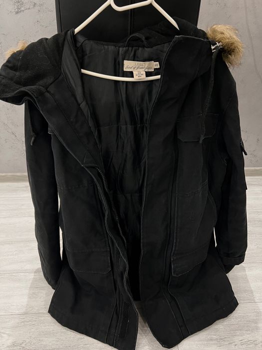 Мъжко зимно яке, черно