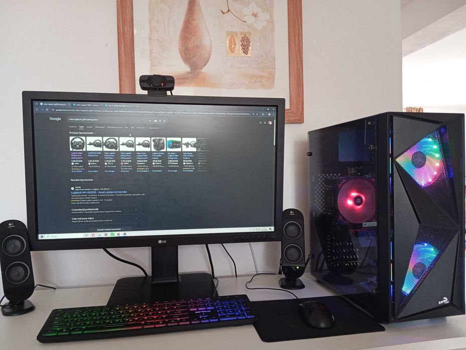 PC Calculator Gaming ASUS RTX 4060 / i5 10400 / 16GB / SSD 1TB + Monitor la alegere + Periferice cadou