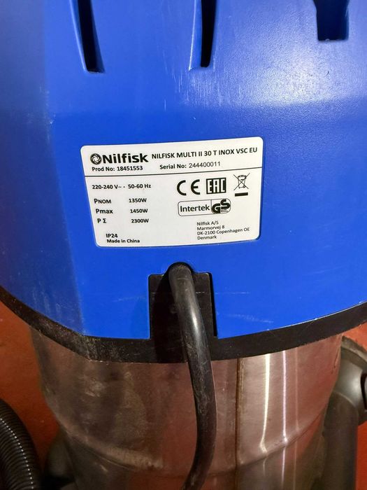 Aspirator umed-uscat Nilfisk Multi II 30L T – 1400W