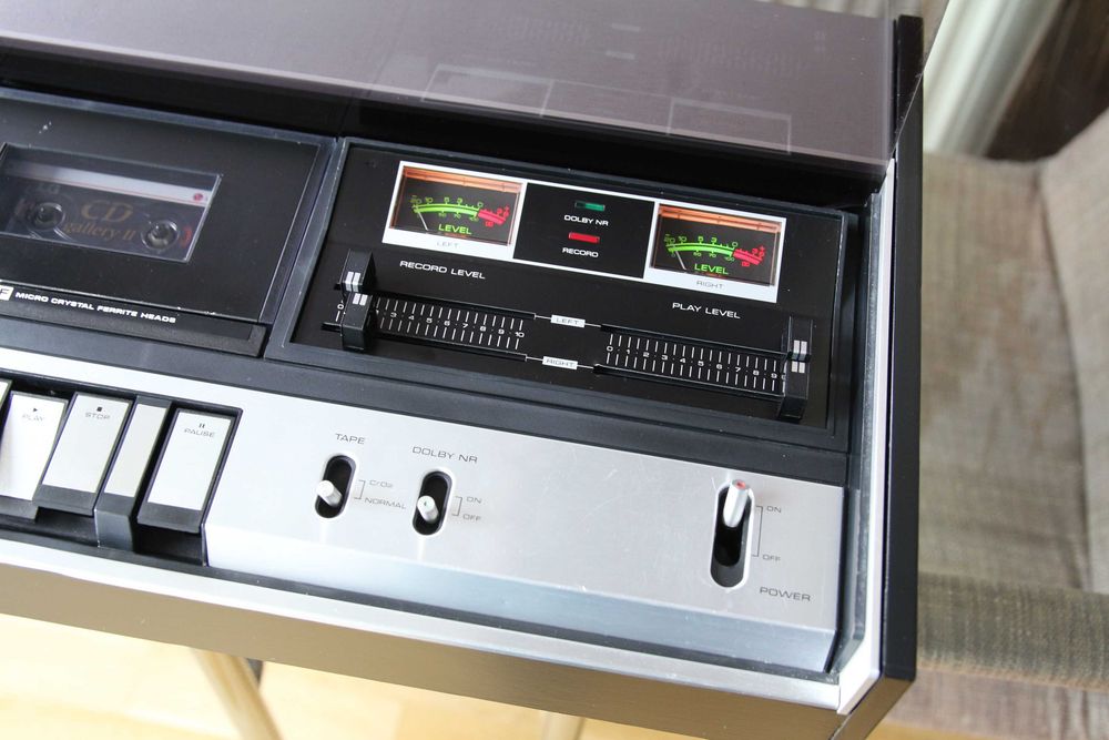 Sharp RT-480H casetofon deck Japonia 1973 complet revizuit.