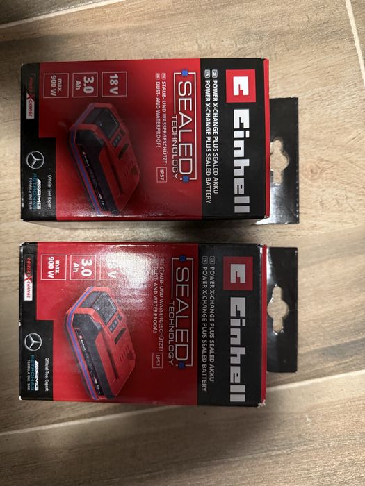 2 acumulatori Einhell de 3 ah noi