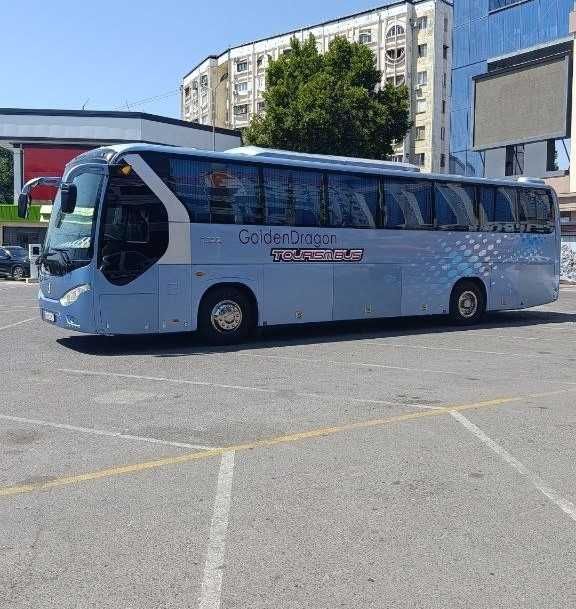 50 o‘rinli katta avtobus haydovchi bilan |Turistik va guruhli safarlar