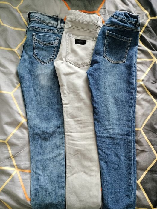 Lot pantaloni denim fete