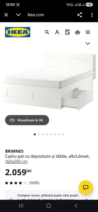 Pat 160X200 IKEA Brimnes