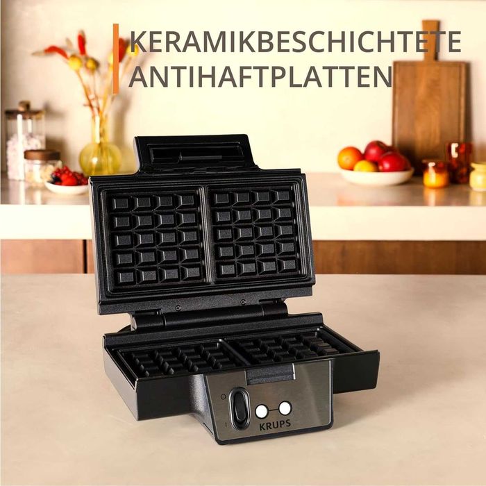 Гофретник Krups FDK 261, 850W, Неръждаема Стомана
