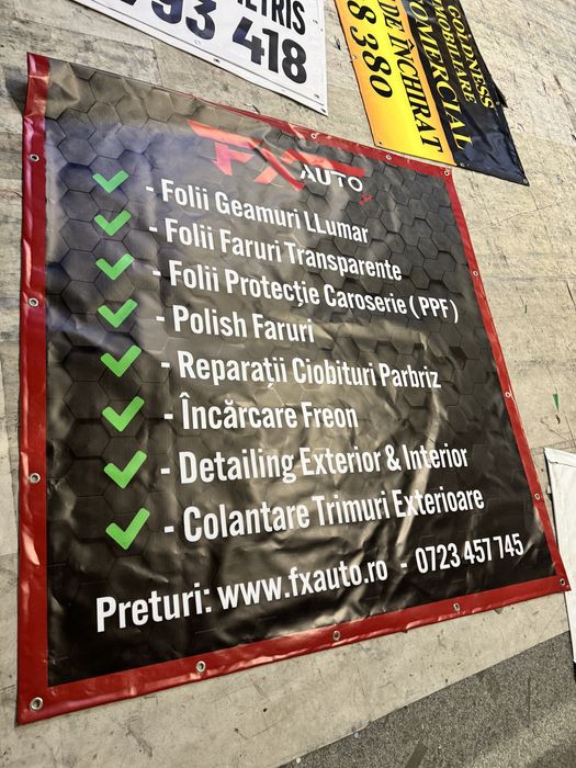 Print autocolant,banner,placi forex,bond,plexiglass,blockout,Etichete