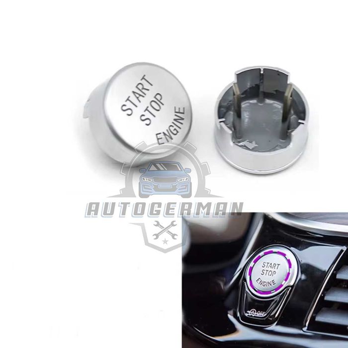 Копче старт стоп за БМВ F52 G30 Г31 G38 F90 G01 G08 G02 F98 G32 Г11 Г12 бутон сив запалване двигател старт Buton stop стартер БМВ kopche капаче